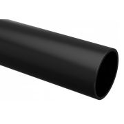 Труба гладкая ПВХ жесткая d20мм черн. (дл.3м) Plast EKF trg-20b-3m