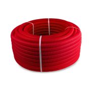 Труба гофрированная ПНД d34мм внутр. d30мм красн. (уп.50м) RTP 35401
