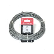 Трос стальной в оплетке ПВХ М2/3мм (уп.20м) подвес СТРОЙМЕТИЗ 4150040